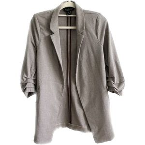 Rachel Zoe Tan Houndstooth Blazer - Size M